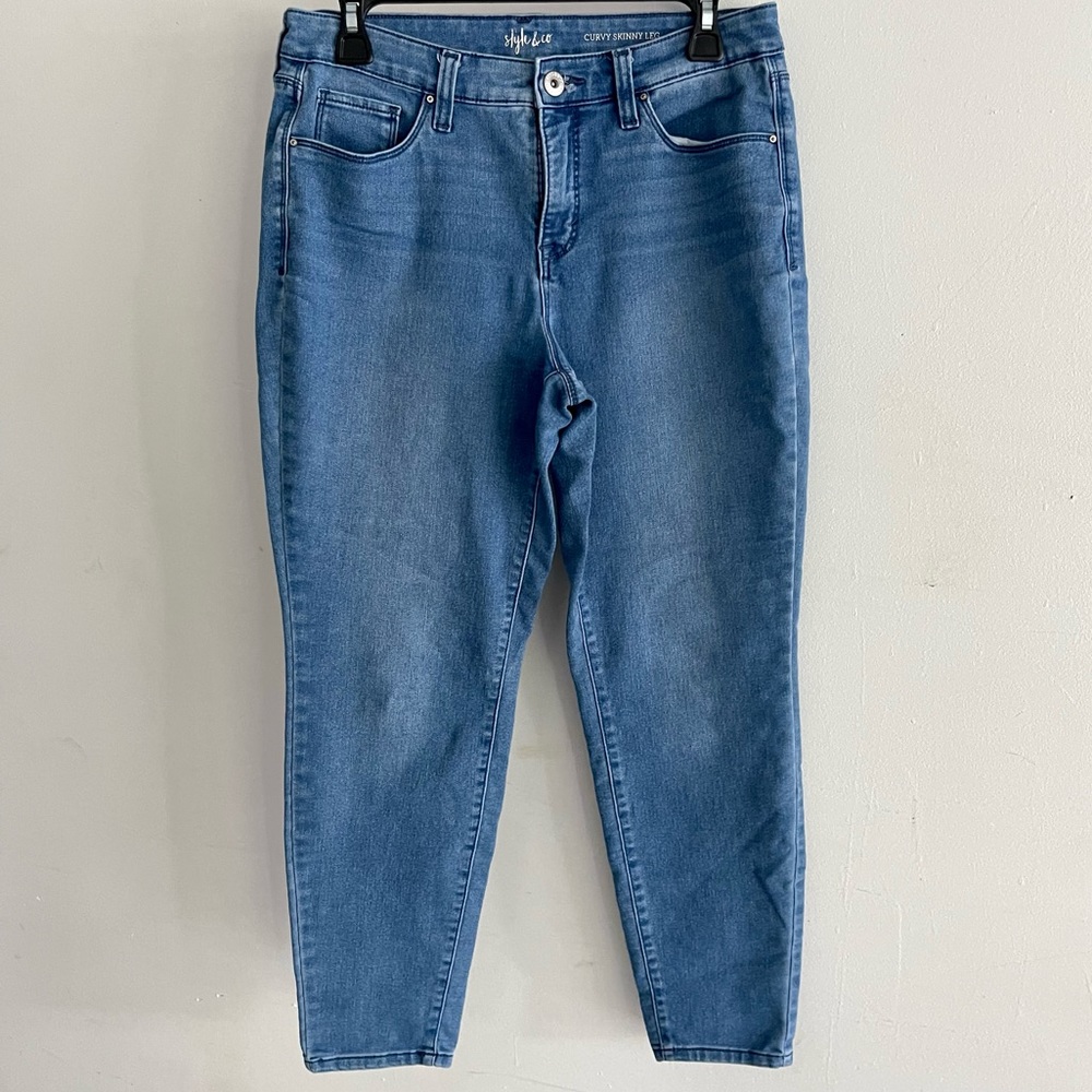 Style & Co Womens Jeans Size 8S Curvy Skinny Leg